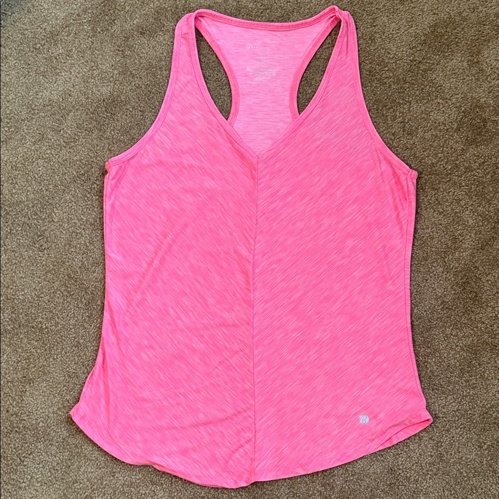 Bally Bright Pink Racerback Tank Top